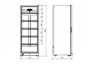 VD75GA TM Juka refrigerator