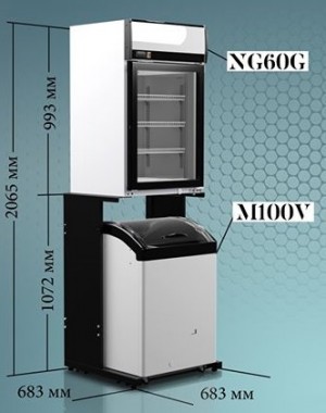 Морозильный шкаф NG60G тм JUKA®