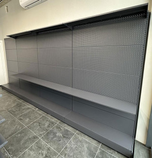 trade rack with perforation