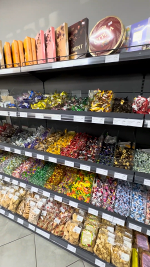 Wall confectionery rack