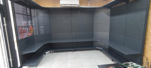 trade rack with perforation